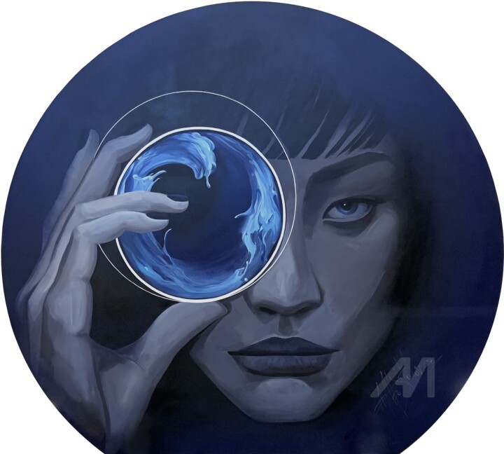 绘画 标题为“Ocean” 由Arina Apostolova, 原创艺术品, 丙烯酸树脂