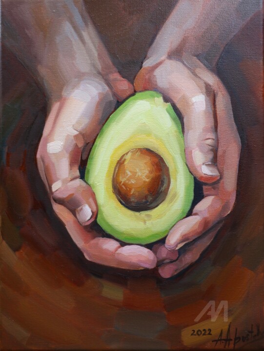 Peinture intitulée "Thanks for breakfas…" par Arina Apostolova, Œuvre d'art originale, Huile