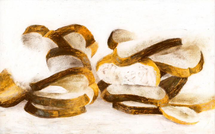 Malerei mit dem Titel "From Old to New" von Arina Serebriakova, Original-Kunstwerk, Pastell
