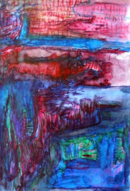Pintura intitulada "Sunset in Sydney" por Arina Zinovyeva, Obras de arte originais, Óleo