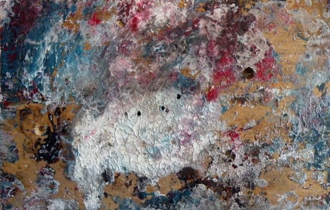 Painting titled "Fingerprint" by Arina Zinovyeva, Original Artwork, Oil