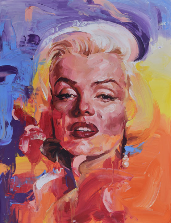 Painting titled "CROIS EN TOI 03" by Arindam Biswas, Original Art, Acrylic