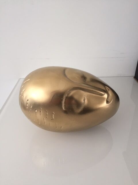 Sculpture intitulée "Golden dreamer" par Arjan De Ruiter, Œuvre d'art originale, Pierre