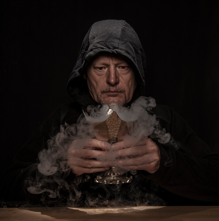 Fotografie getiteld "Wizard" door Arkadiusz Gepchard, Origineel Kunstwerk, Digitale fotografie