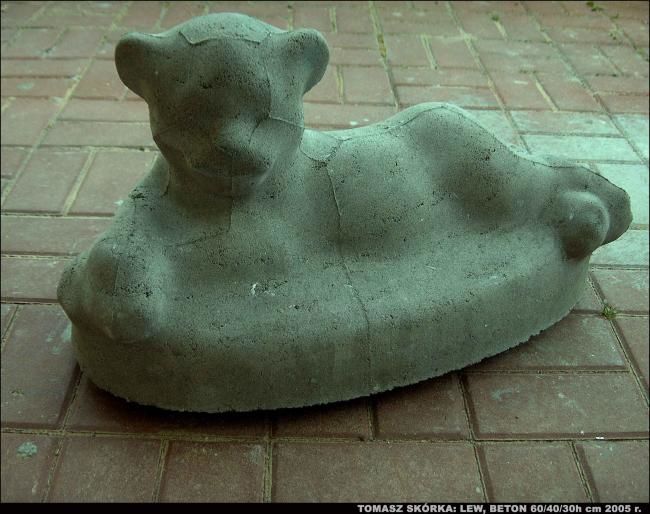 Скульптура под названием "LYON" - Arkadiusz Wesolowski, Подлинное произведение искусства