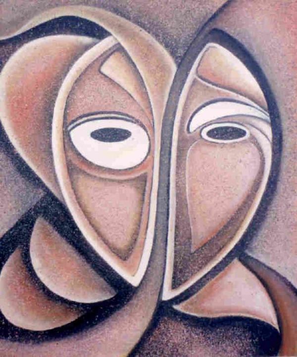 Peinture intitulée "Broken Heart" par Arlene Magloire, Œuvre d'art originale,