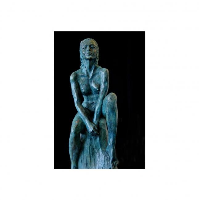 雕塑 标题为“Détente” 由Arlette Renaudin, 原创艺术品, 金属