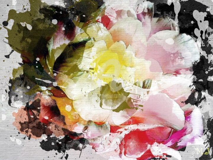 Digital Arts με τίτλο "Wild flower - origi…" από Armajay, Αυθεντικά έργα τέχνης, Ψηφιακή ζωγραφική
