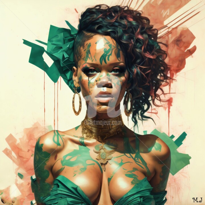 Portrait of Rihanna (digital) : r/drawing