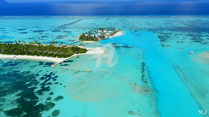Photographie intitulée "Maldives, south Asi…" par Armajay, Œuvre d'art originale, Photographie numérique