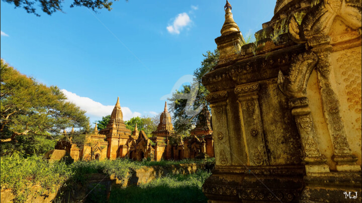 Photographie intitulée "Bagan Myanmar burma…" par Armajay, Œuvre d'art originale, Photographie numérique