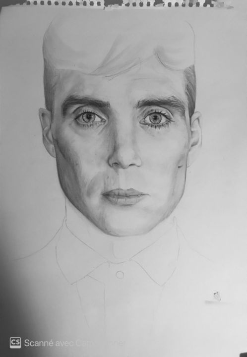 Dessin intitulée "Thomas Shelby - Cra…" par Arman Lacroix, Œuvre d'art originale, Crayon