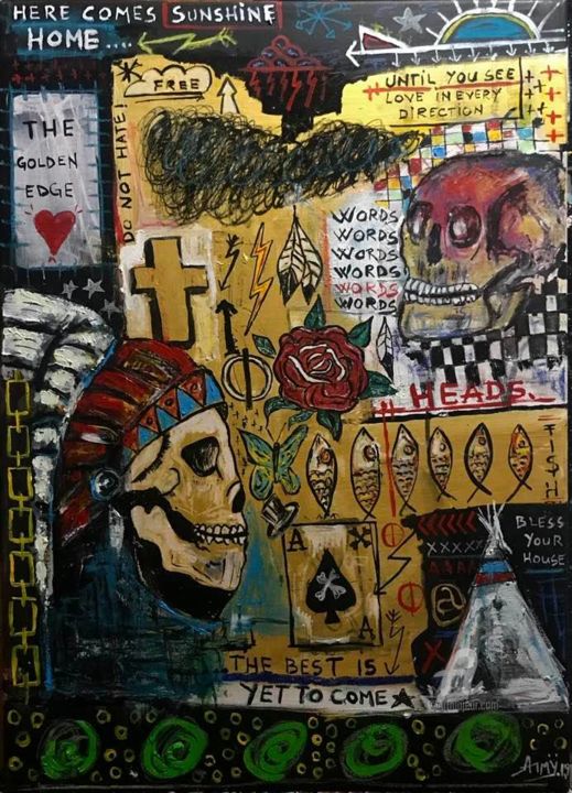 Painting titled "The best is yet to…" by Armiyfineart, Original Art, Acrylic