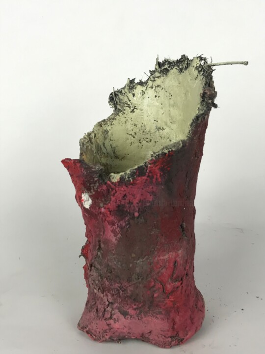 Sculpture titled "VASO 1TC" by Armando D'Andrea, Original Artwork, Terra cotta