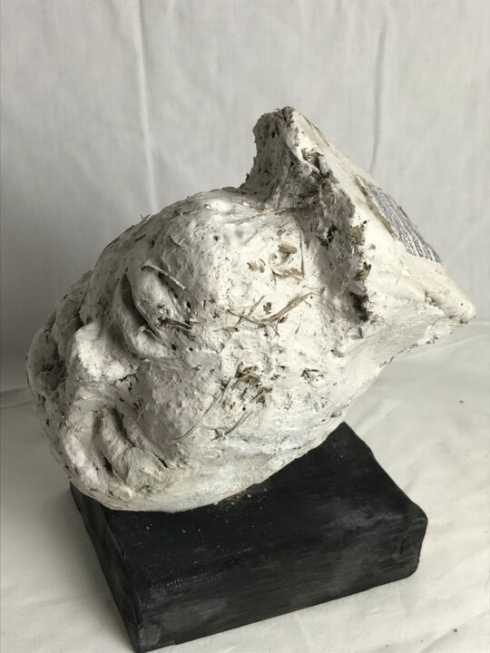 Sculpture titled "Ecce homo" by Armando D'Andrea, Original Artwork, Clay