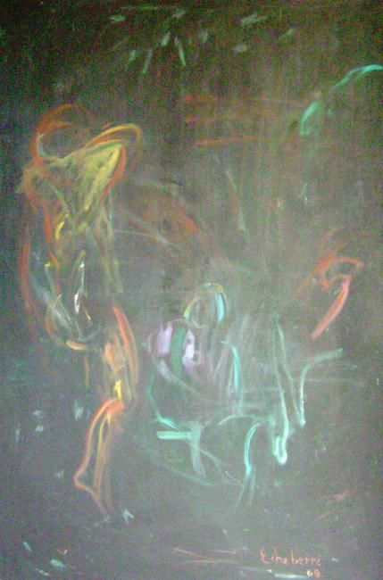 Painting titled "Disolucion" by Armando Echeberri, Original Artwork
