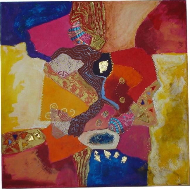 Peinture intitulée "abstraction 2" par Armelle Colombier, Œuvre d'art originale, Acrylique