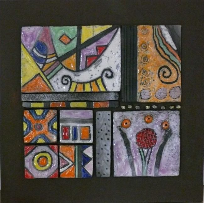 tableau céramique (Armelle Colombier)