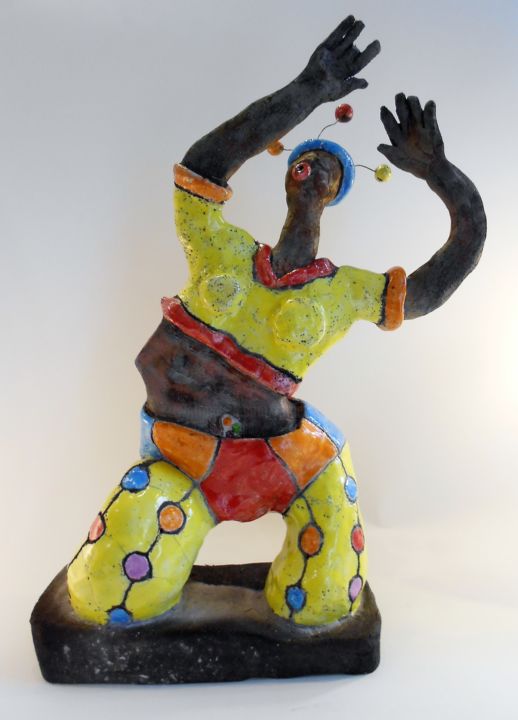 Skulptur mit dem Titel "dscn0166.jpg" von Armelle Colombier, Original-Kunstwerk, Keramik