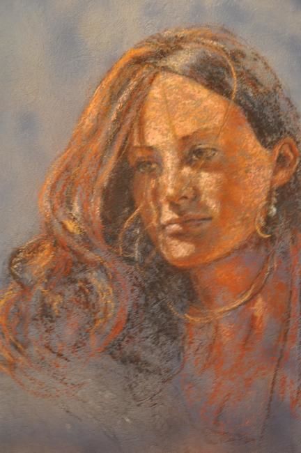Peinture intitulée "Céline dans la bris…" par Armelle Panay, Œuvre d'art originale