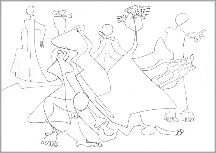 Рисунок под названием "ako2" - Armen Ghazayran (Nem), Подлинное произведение искусства