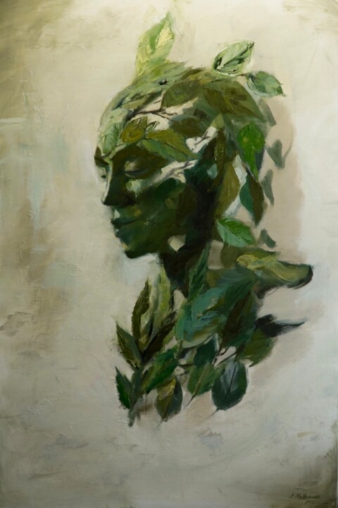 Painting titled "MOTHER NATURE" by Armen Melkonian, Original Artwork, Oil