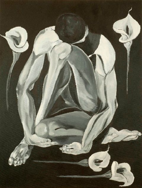 Painting titled "Body 18" by Armida "Pupa" Nardi, Original Artwork, Oil
