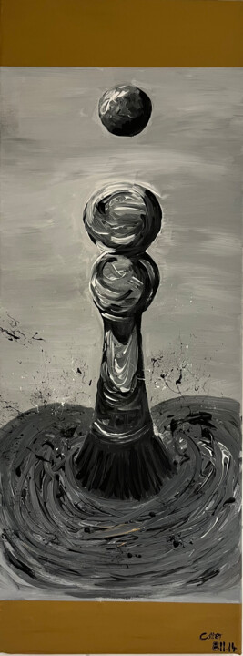 Malarstwo zatytułowany „Tropfen” autorstwa Armin Cotter, Oryginalna praca, Akryl