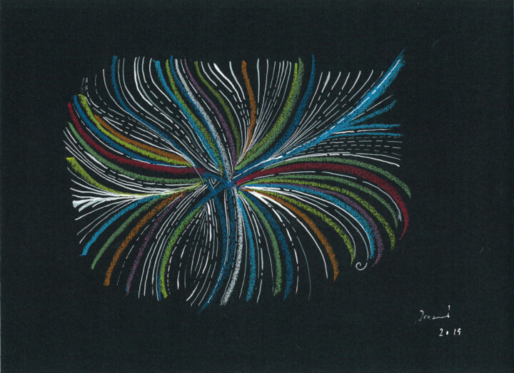 "Sans titre" başlıklı Tablo Arnaud Dromigny tarafından, Orijinal sanat, Pastel