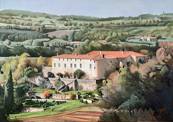 Peinture intitulée "Malvignol" par Arnaud Feuga, Œuvre d'art originale, Huile