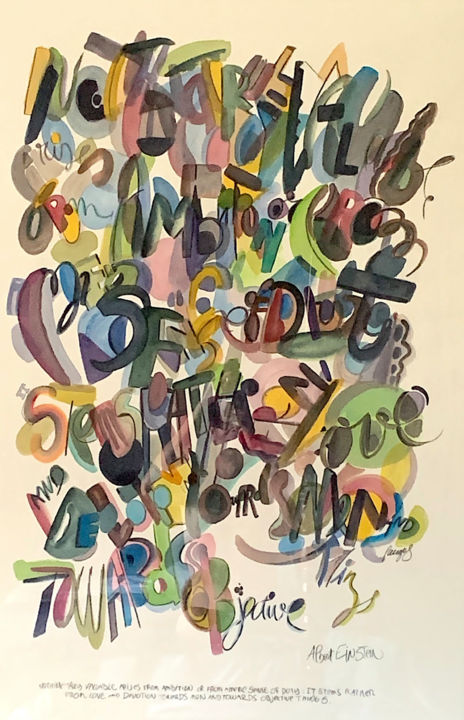 Pintura titulada "Nothing Truly Valua…" por Arnaud Faugas, Obra de arte original, Acuarela