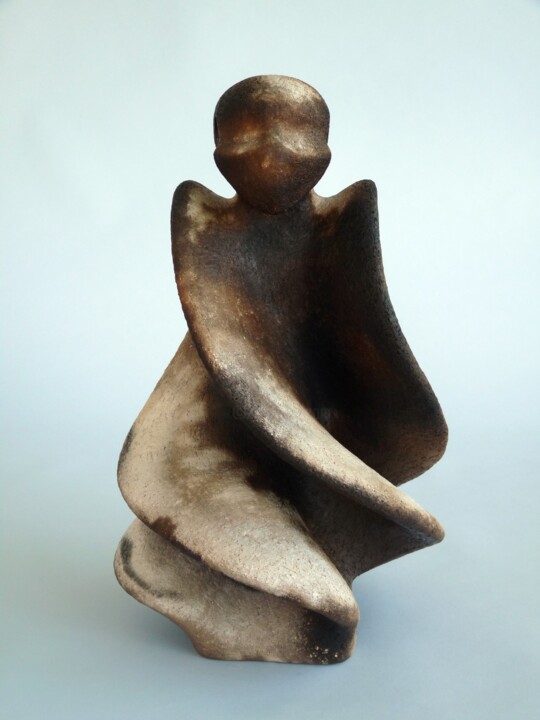 Скульптура под названием "PROMETHEUS ARCHETYP…" - Arne Petersen, Подлинное произведение искусства, Керамика