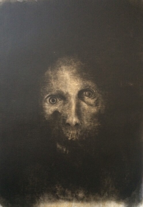 Рисунок под названием "sans titre 2" - Arno Andrey, Подлинное произведение искусства, Древесный уголь