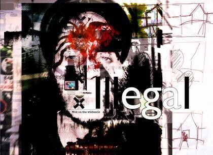 Arts numériques intitulée "illegal" par Arno Peters, Œuvre d'art originale