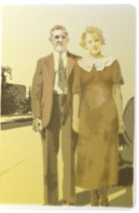 Dessin intitulée "Joe et Eleanor Oldk…" par Arno.2, Œuvre d'art originale