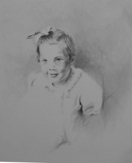 Tekening getiteld "Edwige - 1935" door Arno.2, Origineel Kunstwerk