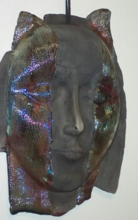 Sculpture intitulée "Emotional Mask" par Miriam Aroeste, Œuvre d'art originale