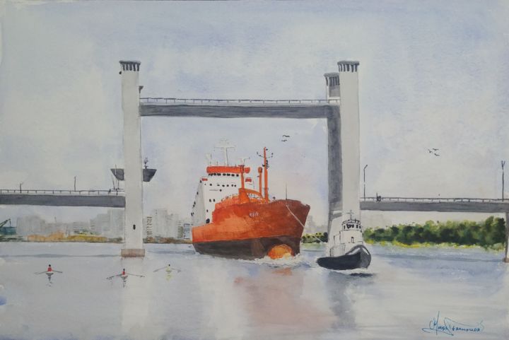 Ponte Lago Guaiba Porto Alegre Rs Brasi Painting By Marcal F Bacchin Fernandes Artmajeur Ponte Lago Guaiba Porto Alegre Rs Brasi Painting By Marcal F Bacchin Fernandes Artmajeur