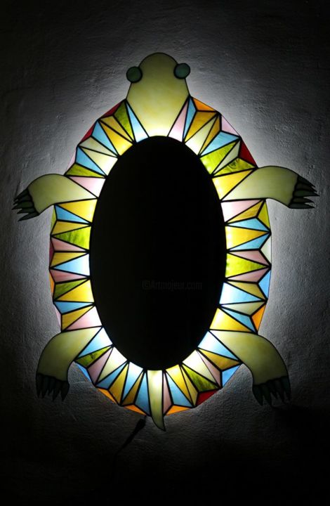 Sculpture titled "turtle.jpg" by Art Life, Original Art, Metals