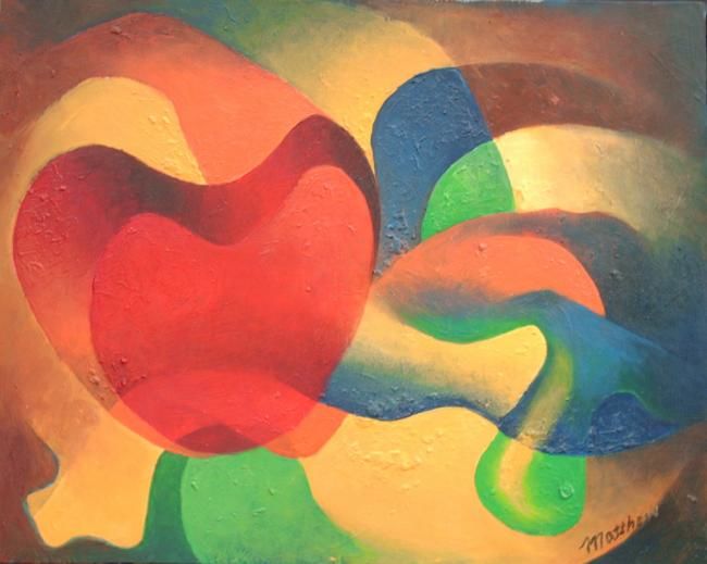 Painting titled "Harmonious Discorda…" by Matthew Tubbesing, Original Art, Oil