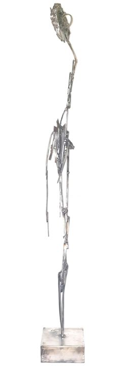 雕塑 标题为“moitié” 由Ceëm, 原创艺术品, 不锈钢