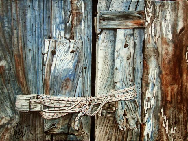 Pintura titulada "06/2012/ The Doors" por Ara Varea, Obra de arte original,