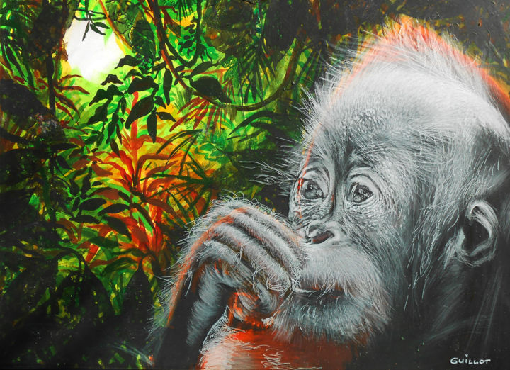 "bb-orangutan.jpg" başlıklı Baskıresim Glass Hysteria tarafından, Orijinal sanat