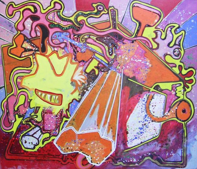 「ketchup」というタイトルの絵画 Art-Hart-O Jorgeによって, オリジナルのアートワーク