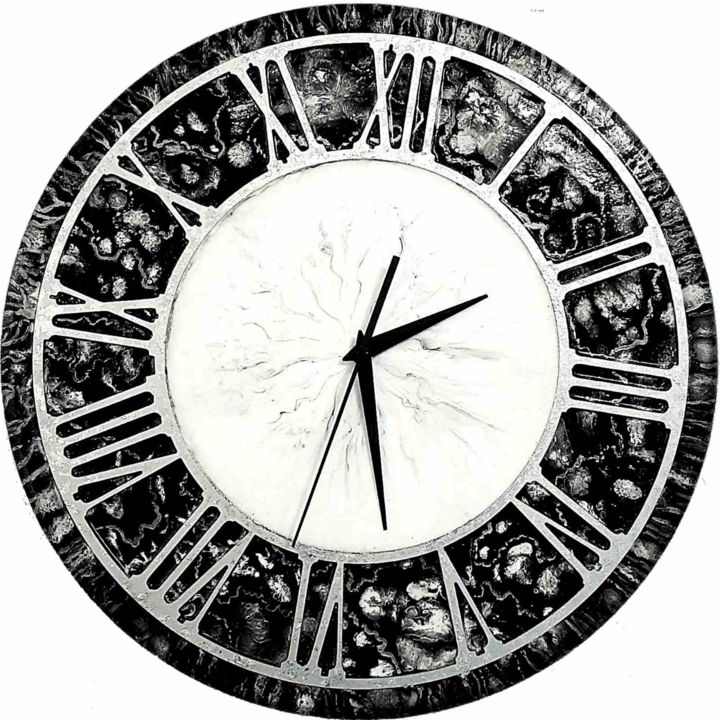 Diseño titulada "Wall clock "Paradis…" por Irina Ivakina, Obra de arte original, Accesorios