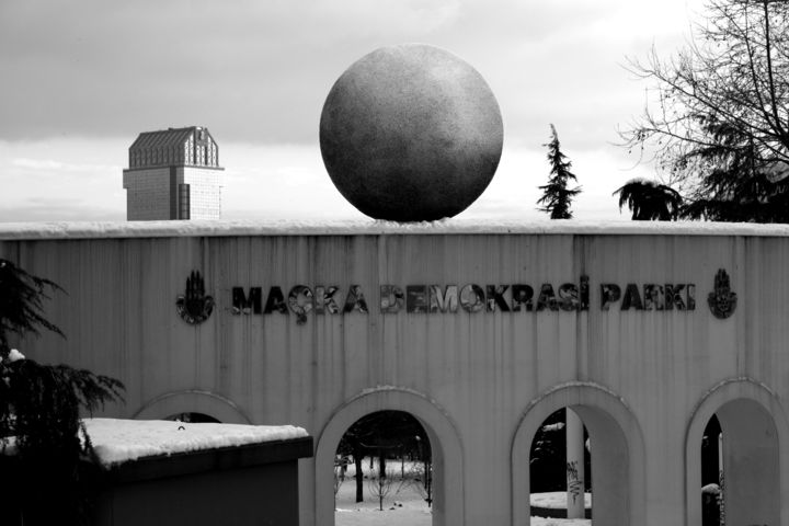 Digitale Kunst getiteld "Parc Machka Istanbul" door Marie Agnes Annic, Origineel Kunstwerk