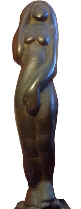 Sculpture titled "Eva" by Francois Ravello, Original Artwork, Bronze