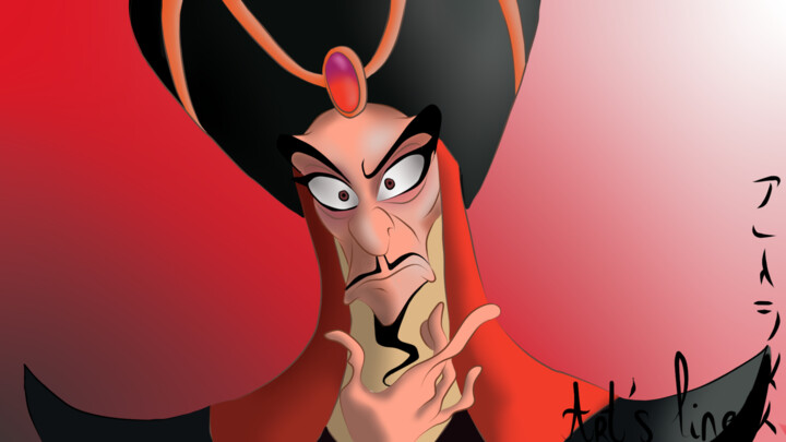 Digital Arts titled "Jafar" by Art'S Line, Original Artwork, Digital Painting