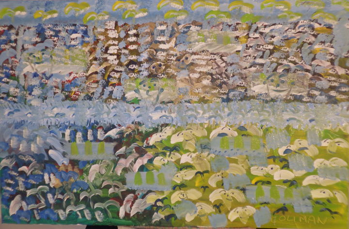 Peinture intitulée "EVASION" par Toliman, Œuvre d'art originale, Acrylique