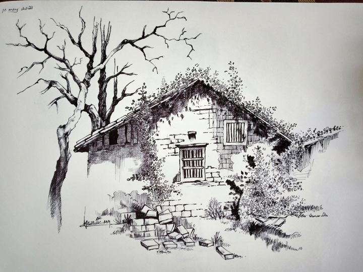 Pen Art, Drawing by Art Transpicuous